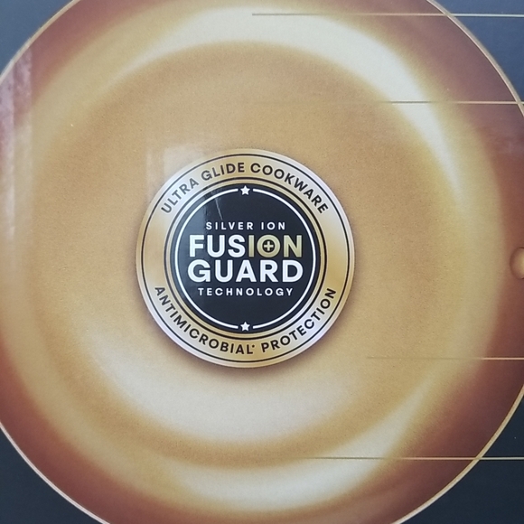 Parini Golden Chef Cookware Non-Stick 9.5" Fry Pan 18K Gold Infused Coating NIB - Picture 5 of 12